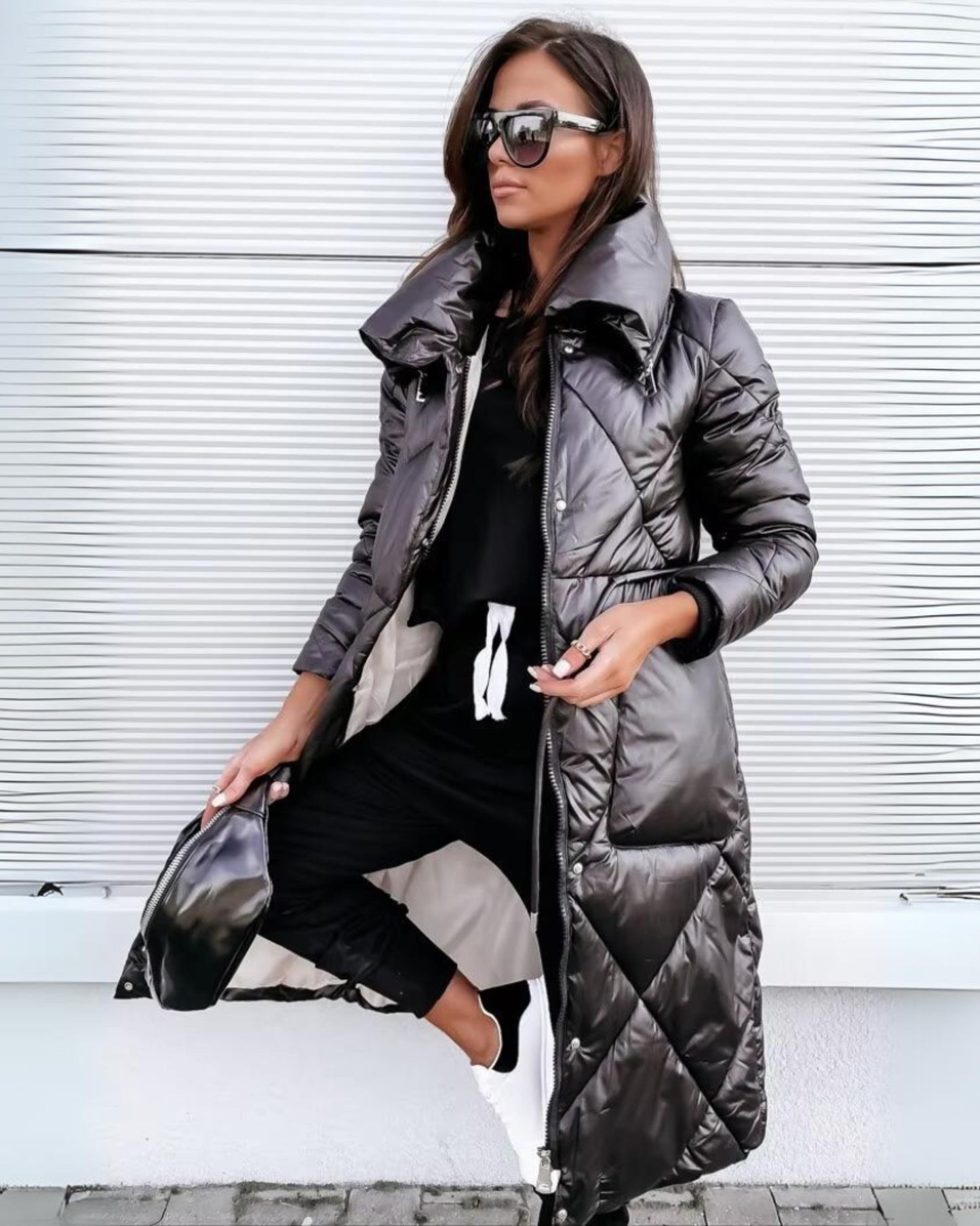 Olivia™ - Eleganter langer Winterparka