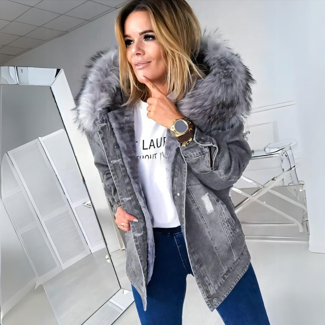 Lynn™- Warme & stilvolle Jeansjacke