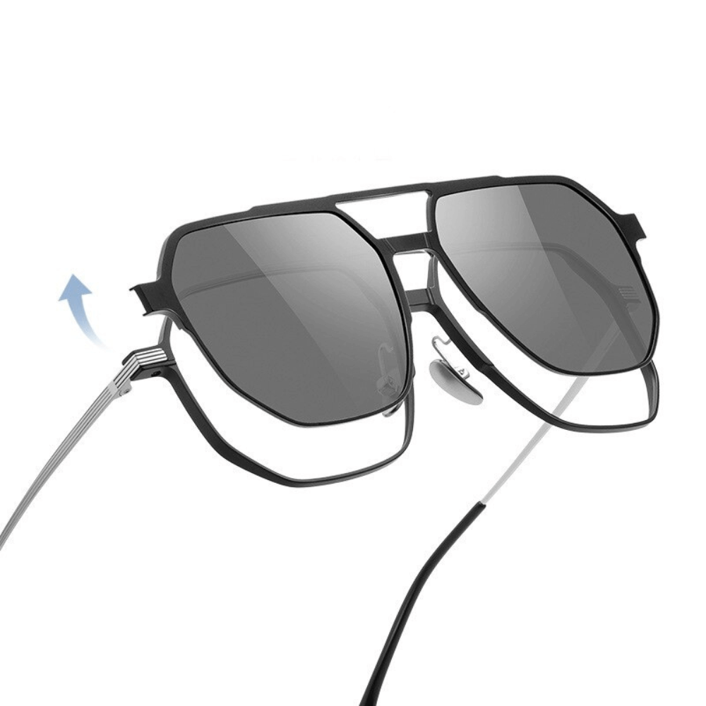 3-in-1-Magnet-Sonnenbrille mit Polarisierung