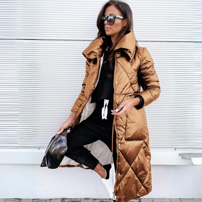 Olivia™ - Eleganter langer Winterparka