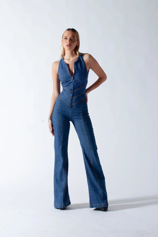 LIV™ - Denim Jumpsuit