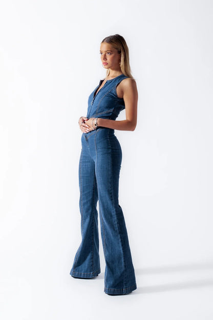 LIV™ - Denim Jumpsuit