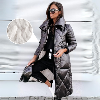 Olivia™ - Eleganter langer Winterparka