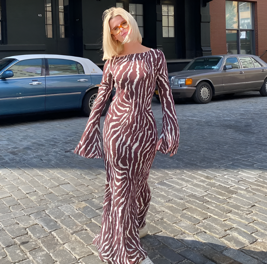 HANNAH - Sommerkleid mit Zebradruck